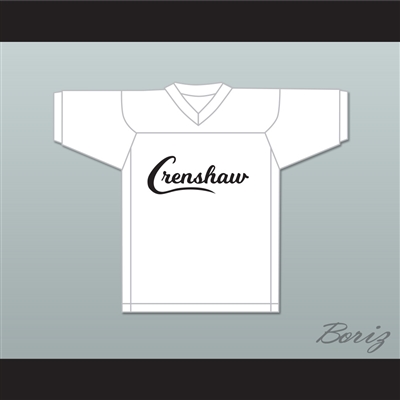 Nipsey Hussle 33 Crenshaw White Football Jersey