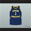 Isaiah Mobley 3 Rancho Christian School Eagles Navy Blue Basketball Jersey 3