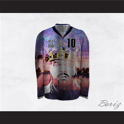 Ice Cube 10 Westside King of California Hockey Jersey