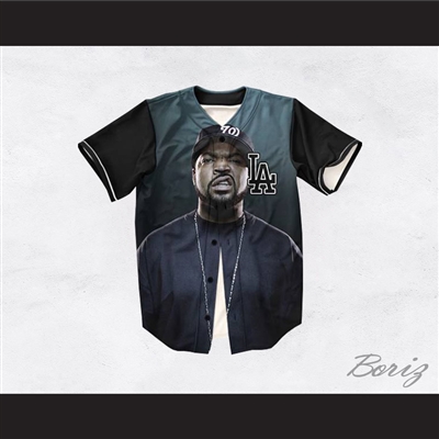 Ice Cube 15 Blue Los Angeles Baseball Jersey