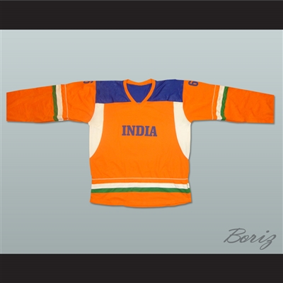 India National Team Orange Hockey Jersey