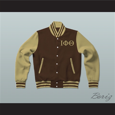 Iota Phi Theta Fraternity Varsity Letterman Jacket-Style Sweatshirt