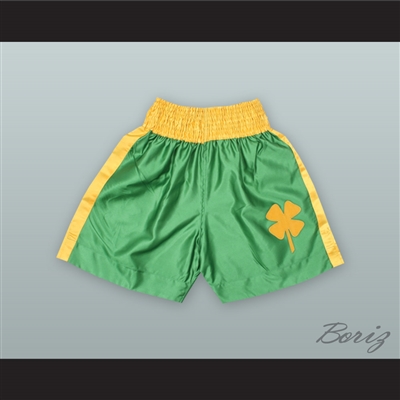 Irish Shamrock Green Boxing Shorts