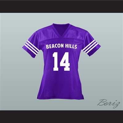 Isaac Lahey 14 Beacon Hills Cyclones Lacrosse Jersey Teen Wolf Purple