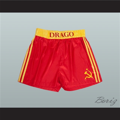 Dolph Lundgren Ivan Drago Rocky Movie Boxing Shorts