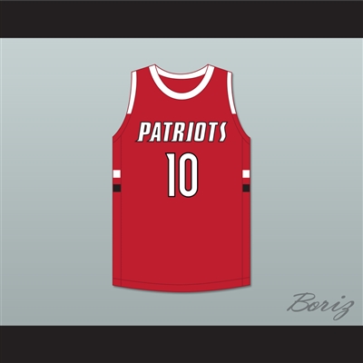Jabari Smith Jr 10 Sandy Creek High School Patriots Red Basketball Jersey 1