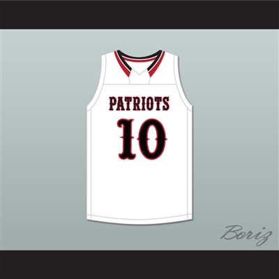 Jabari Smith Jr 10 Sandy Creek High School Patriots White Basketball Jersey 2