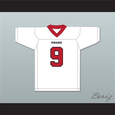 JJ Watt 9 Pewaukee High School Pirates White Football Jersey