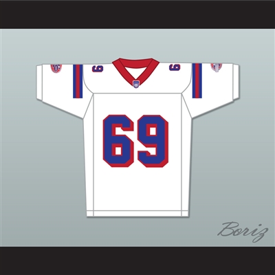 Junger 69 Washington Sentinels Away Football Jersey The Replacements Includes League Patch