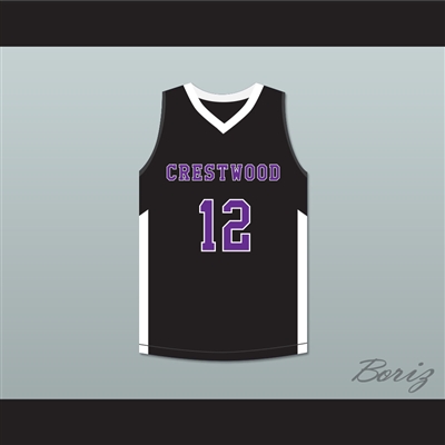 Ja Morant 12 Crestwood High School Knights Black Basketball Jersey 4