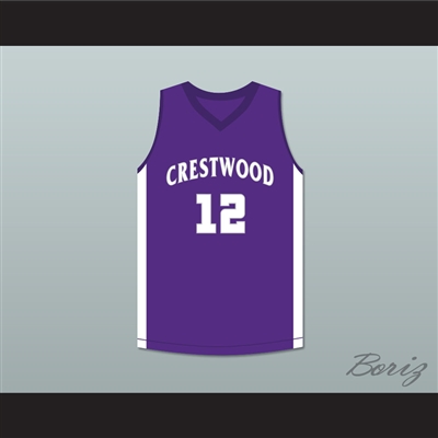 Ja Morant 12 Crestwood High School Knights Purple Basketball Jersey