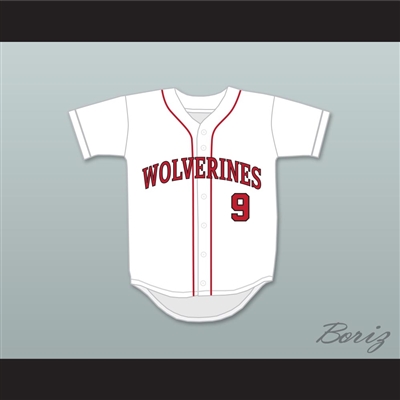 Jack Flaherty 9 Harvard-Westlake School Wolverines White Baseball Jersey 2