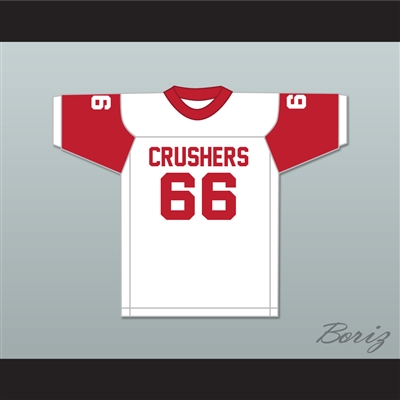Jack Ham 66 Bishop McCort High School Crimson Crushers White Football Jersey 2