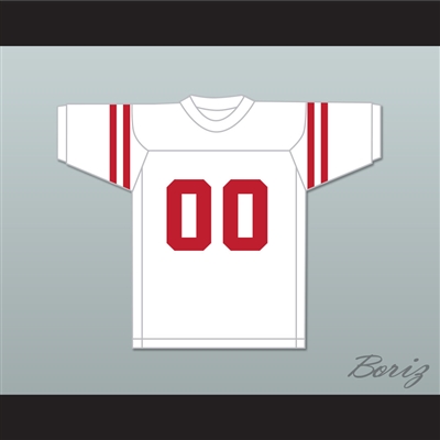 Jack Lambert 00 Crestwood High School Red Devils White Football Jersey 1