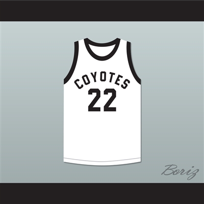 Phil Jackson 22 Williston High School Coyotes White Basketball Jersey