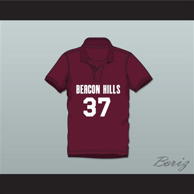 Jackson Whittemore 37 Beacon Hills Cyclones Polo Shirt Teen Wolf