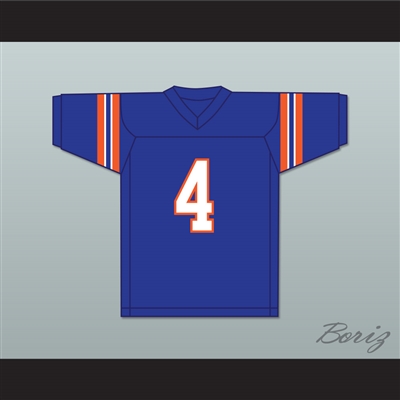 Jake 4 John Hughes High School Wasps Blue Football Jersey Not Another Teen Movie