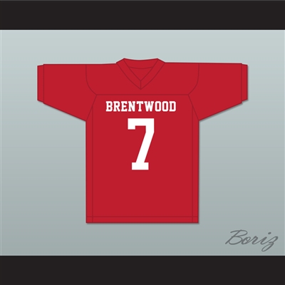 Jalen Ramsey 7 Brentwood Academy Eagles Red Football Jersey 3