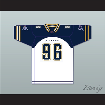 Jamal 'Deathblow' Duff 96 Los Angeles Xtreme Away Football Jersey