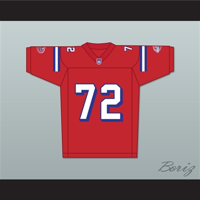 Faizon Love Jamal Jackson 72 Washington Sentinels Home Football Jersey The Replacements Includes League Patch