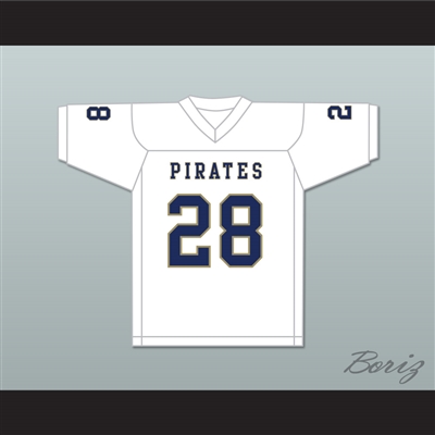 Jamal Scott 28 Independence Community College Pirates White Football Jersey