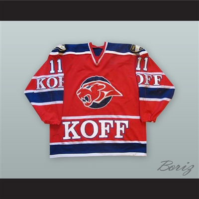 Jan Caloun 11 HIFK Helsinki Red Hockey Jersey
