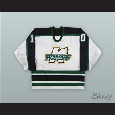 Jason Botterill 10 Michigan K-Wings White Hockey Jersey