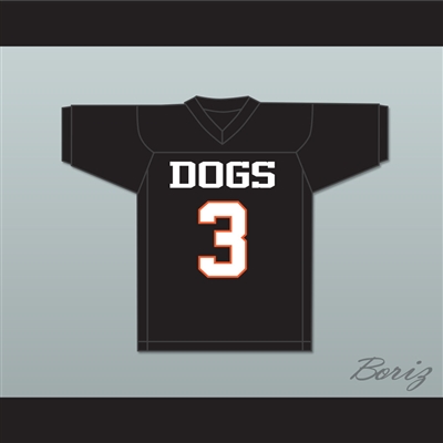 Javonte Williams 3 Wallace-Rose Hill High School Bulldogs Black Football Jersey 3