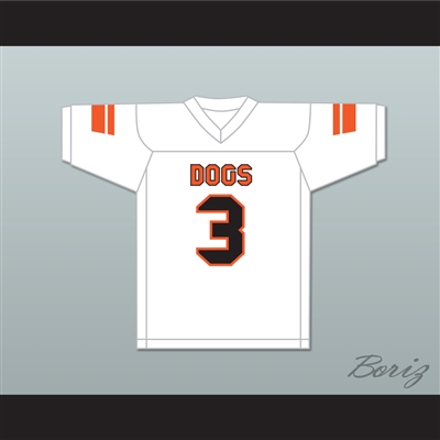 Javonte Williams 3 Wallace-Rose Hill High School Bulldogs White Football Jersey 1
