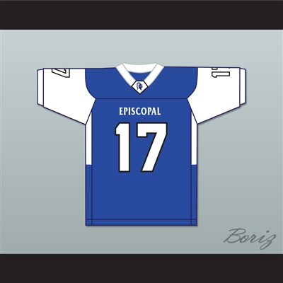 Jaylen Waddle 17 Episcopal High School Knights Blue Football Jersey 2