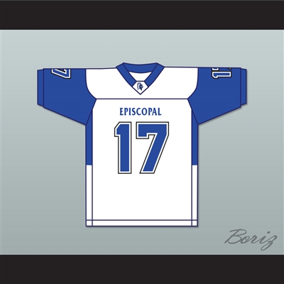 Jaylen Waddle 17 Episcopal High School Knights White Football Jersey 1