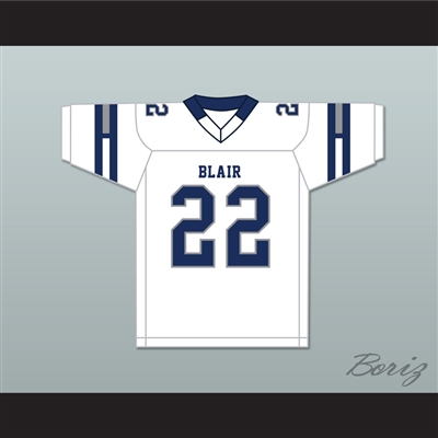 Jayson Oweh 22 Blair Academy Buccaneers White Football Jersey 2