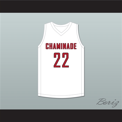 Jayson Tatum 22 Chaminade College Preparatory School Red Devils White Basketball Jersey 2