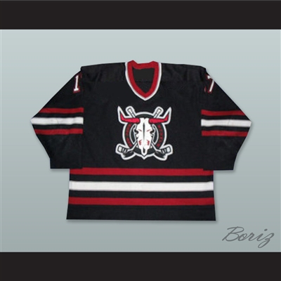 Jeff Smith 17 Red Deer Rebels Black Hockey Jersey