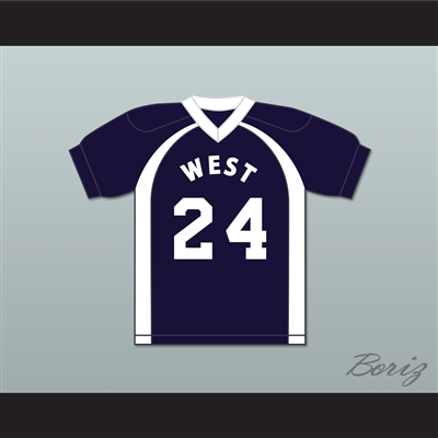East/West College Bowl Saggitariutt Jefferspin 24 West Football Jersey Key & Peele