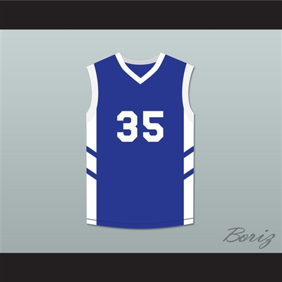 Jerry 'Assassin' Dupree 35 Blue Basketball Jersey Dennis Rodman's Big Bang in PyongYang