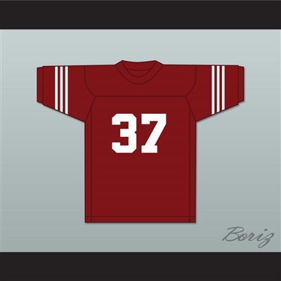 Jim Parker 37 Scott High School Bulldogs Maroon Football Jersey 1