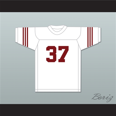 Jim Parker 37 Scott High School Bulldogs White Football Jersey 1