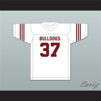 Jim Parker 37 Scott High School Bulldogs White Football Jersey 2