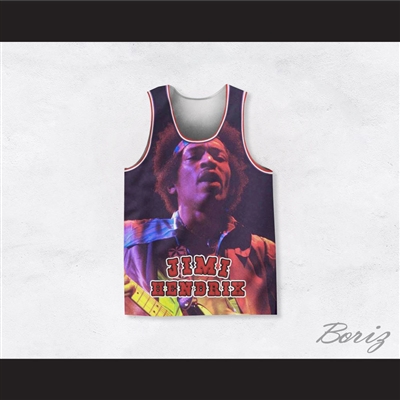 Jimi Hendrix 10 Night Concert Basketball Jersey