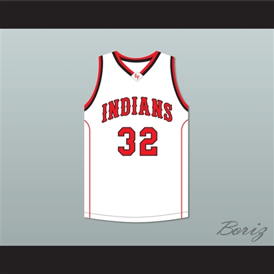 Jimmer Fredette 32 Glens Falls Indians White Basketball Jersey
