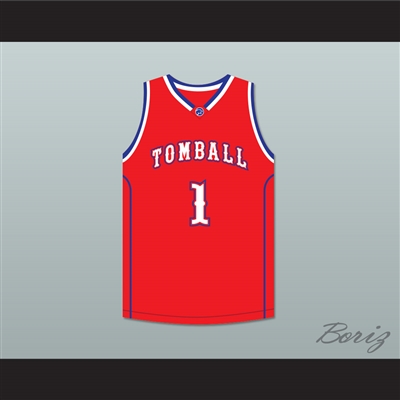 Jimmy Butler 1 Tomball High School Cougars Red Basketball Jersey