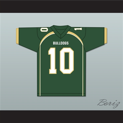 Joe Burrow 10 Athens High School Bulldogs Green Football Jersey 1