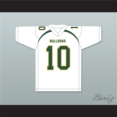 Joe Burrow 10 Athens High School Bulldogs White Football Jersey 1
