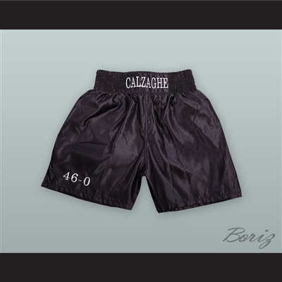 Joe Calzaghe Black Boxing Shorts