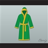 Smokin' Joe Frazier Green Satin Full Boxing Robe with Hood