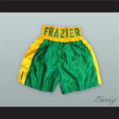 Joe Frazier Green Boxing Shorts