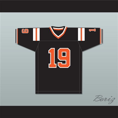 Joe Namath 19 Beaver Falls High School Tigers Black Football Jersey 1