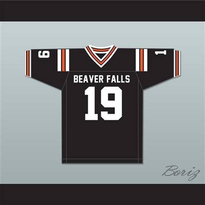 Joe Namath 19 Beaver Falls High School Tigers Black Football Jersey 4