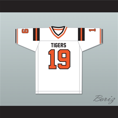Joe Namath 19 Beaver Falls High School Tigers White Football Jersey 2